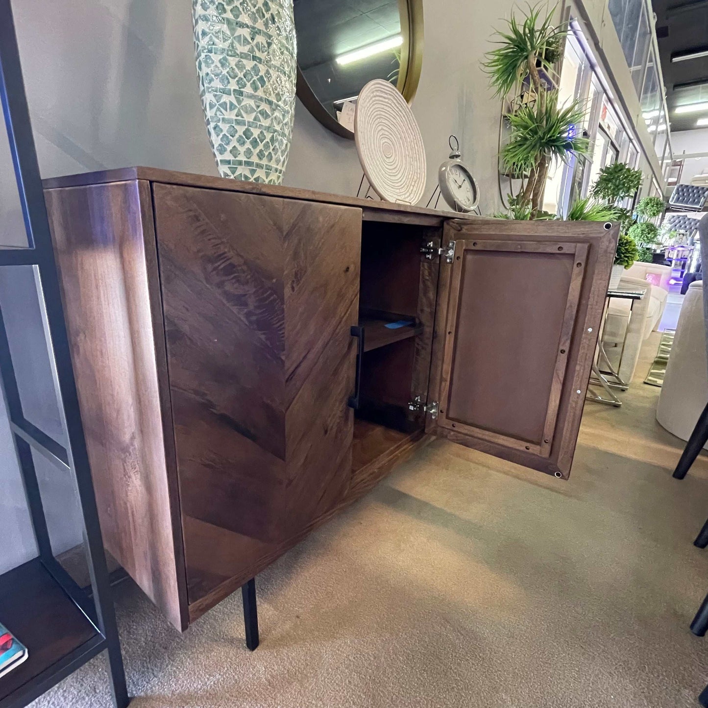 Prattville Brown Accent Cabinet