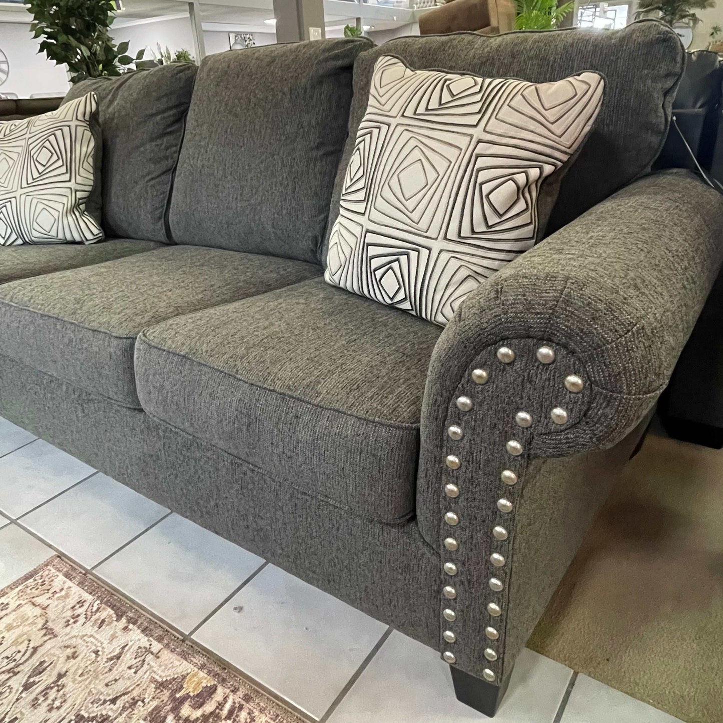 Agleno Charcoal Sofa