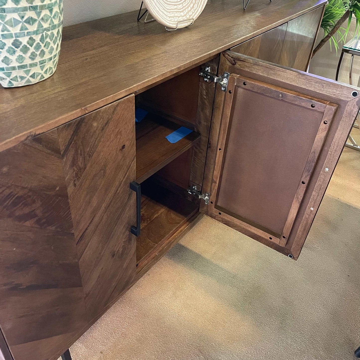 Prattville Brown Accent Cabinet