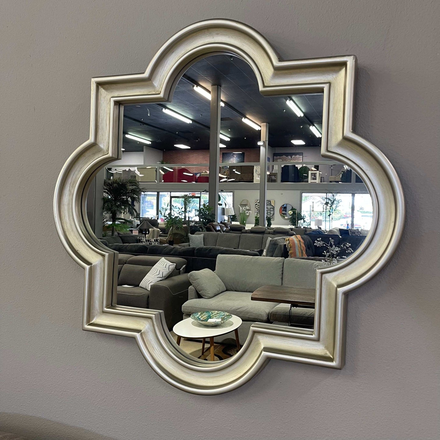 Desma Champagne Frame Accent Mirror