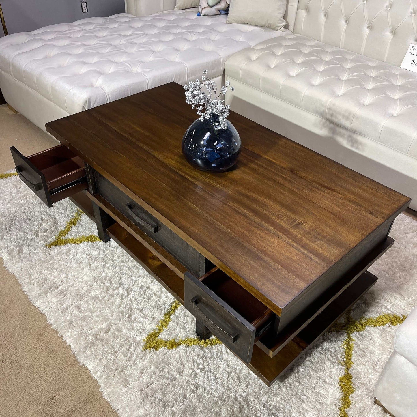 Stanah Two-tone Lift Top Coffee Table