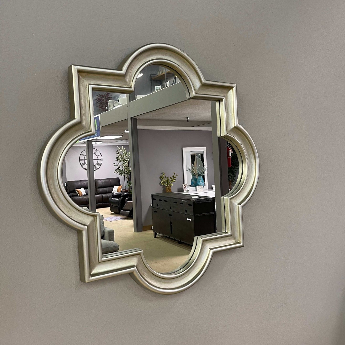 Desma Champagne Frame Accent Mirror