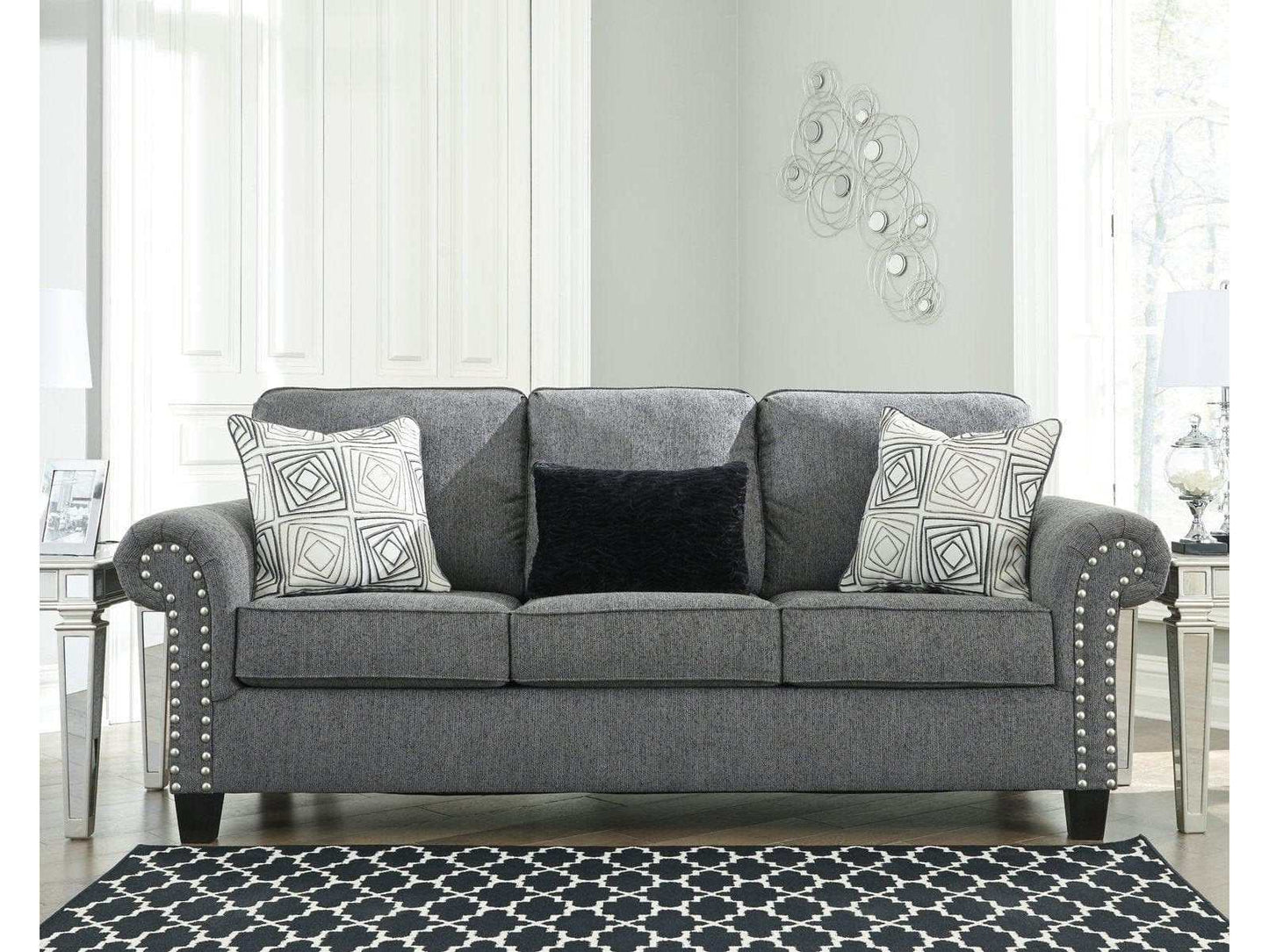 Agleno Charcoal Sofa