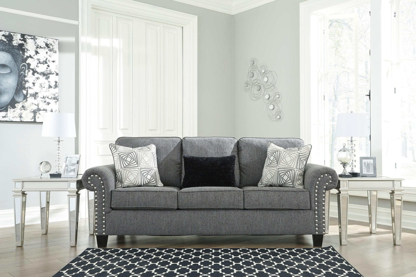 Agleno Charcoal Sofa