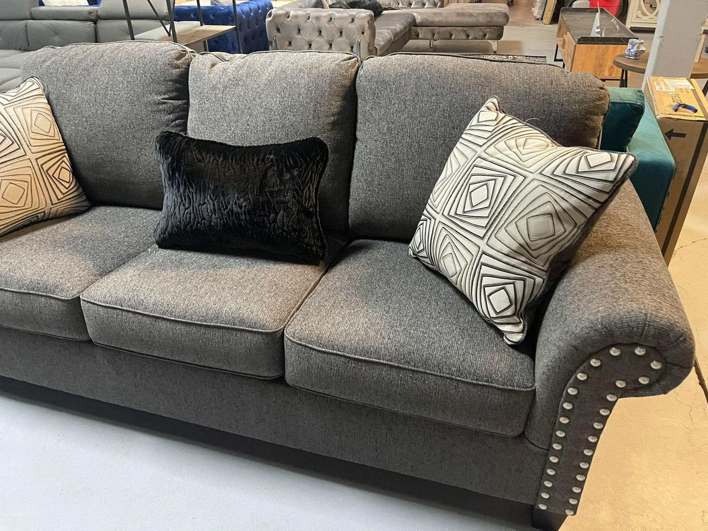 Agleno Charcoal Sofa