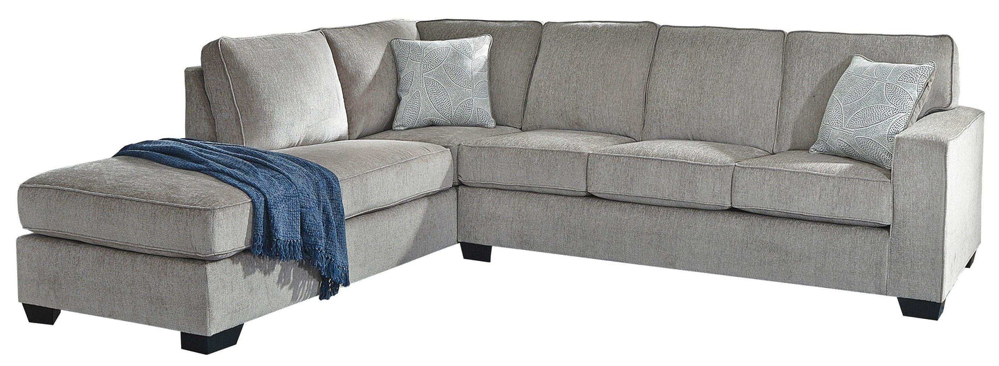 Altari Alloy Full Sleeper Sectional Sofa w/ LAF Chaise