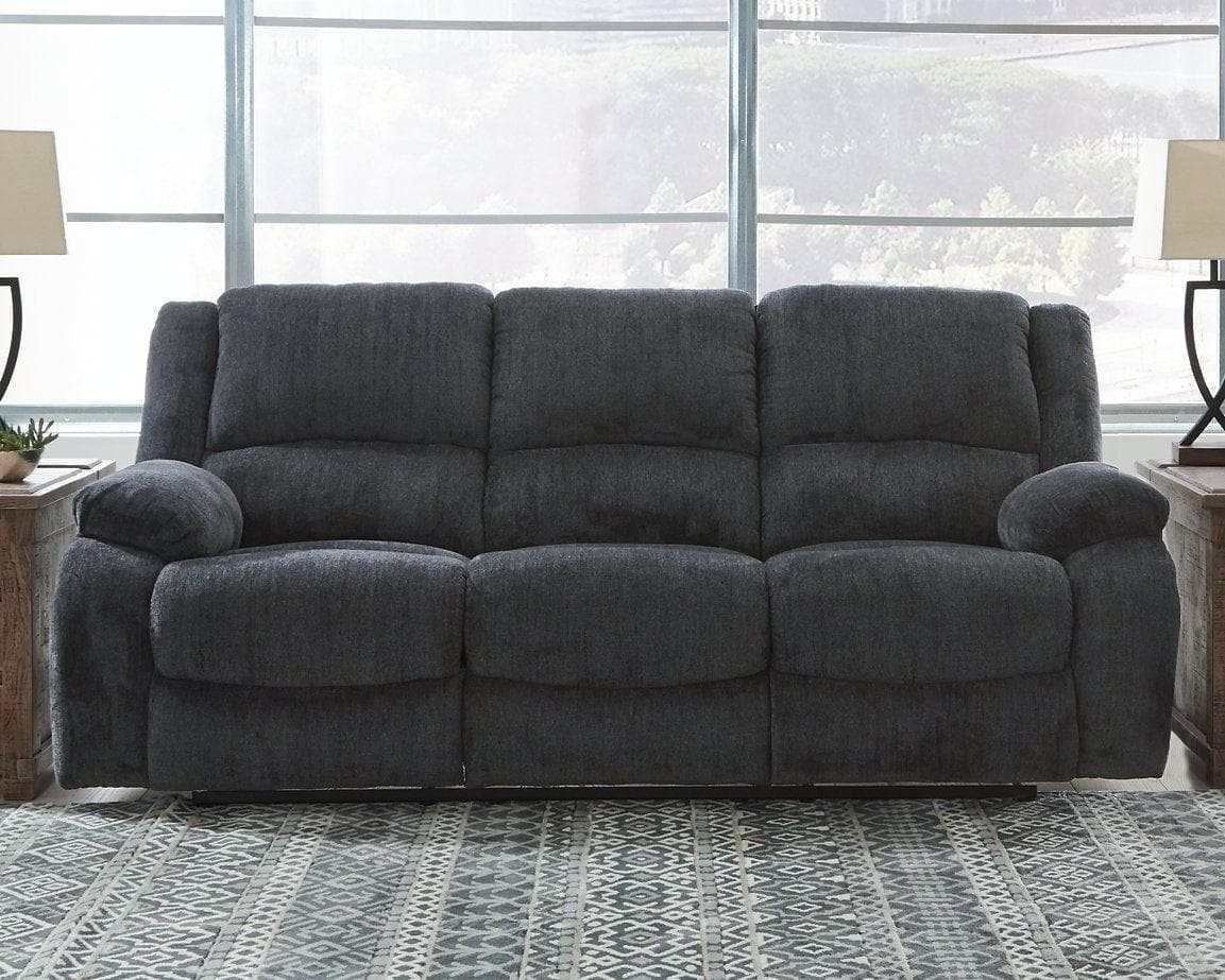 Draycoll Manual Reclining Sofa & Loveseat 2pc Set