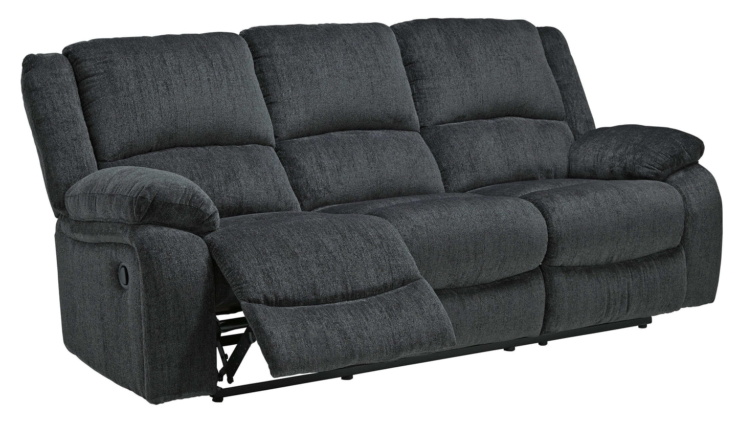 Draycoll Manual Reclining Sofa & Loveseat 2pc Set