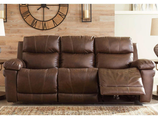 Edmar Chocolate Power Reclining Sofa