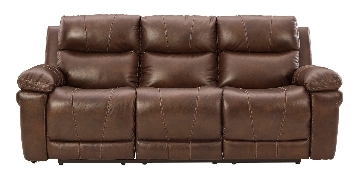 Edmar Chocolate Power Reclining Sofa