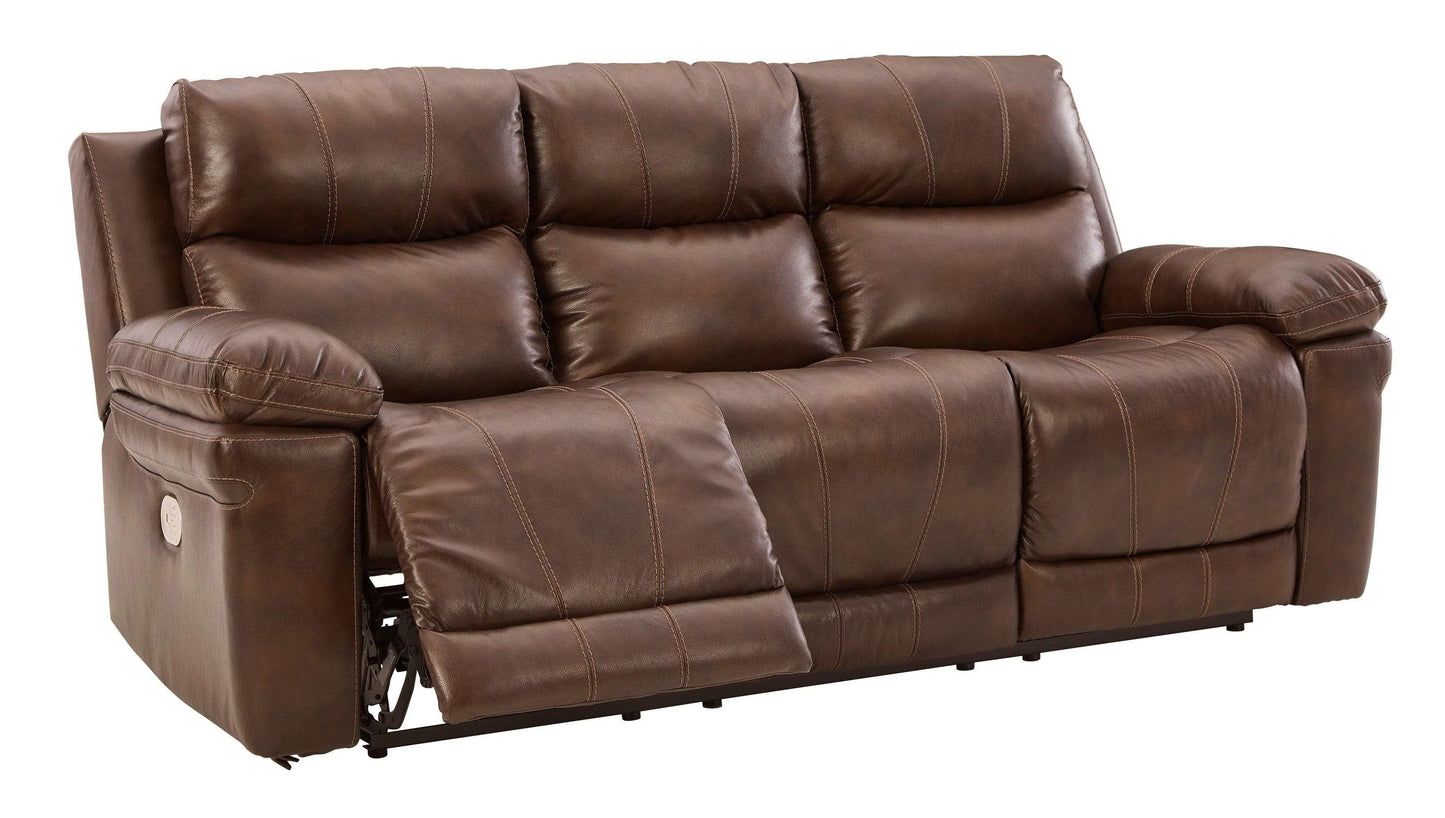 Edmar Chocolate Power Reclining Sofa