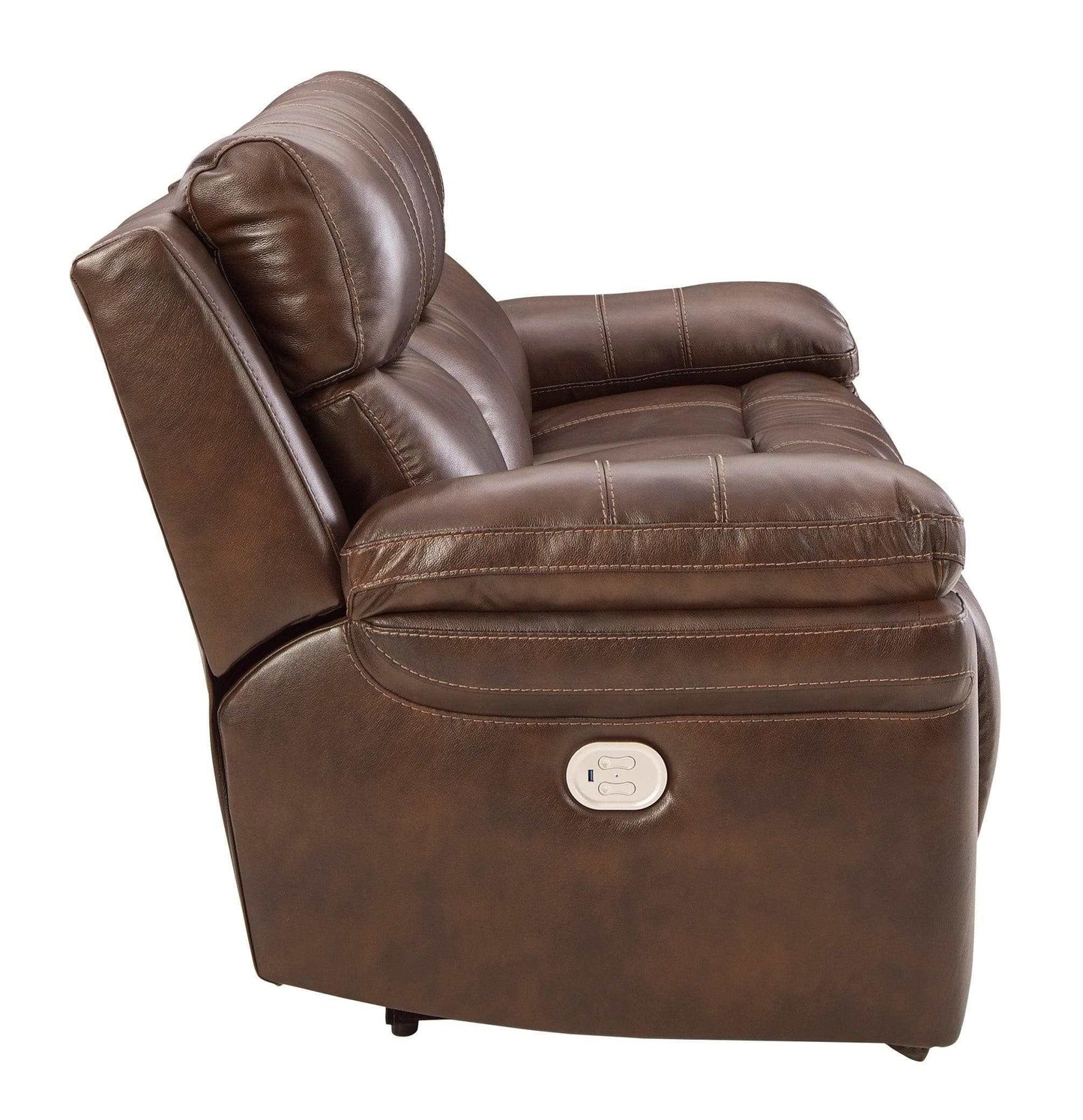 Edmar Chocolate Power Reclining Sofa