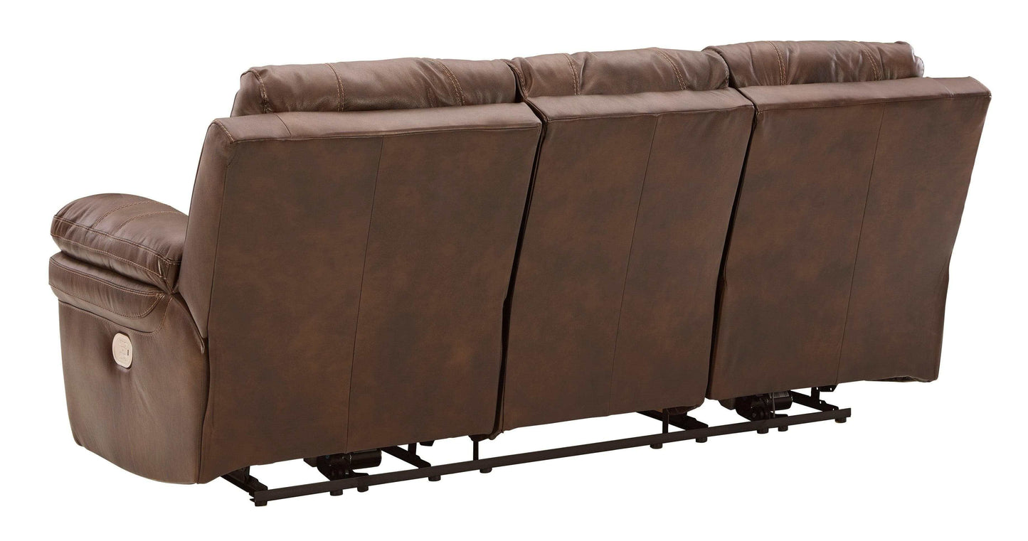 Edmar Chocolate Power Reclining Sofa