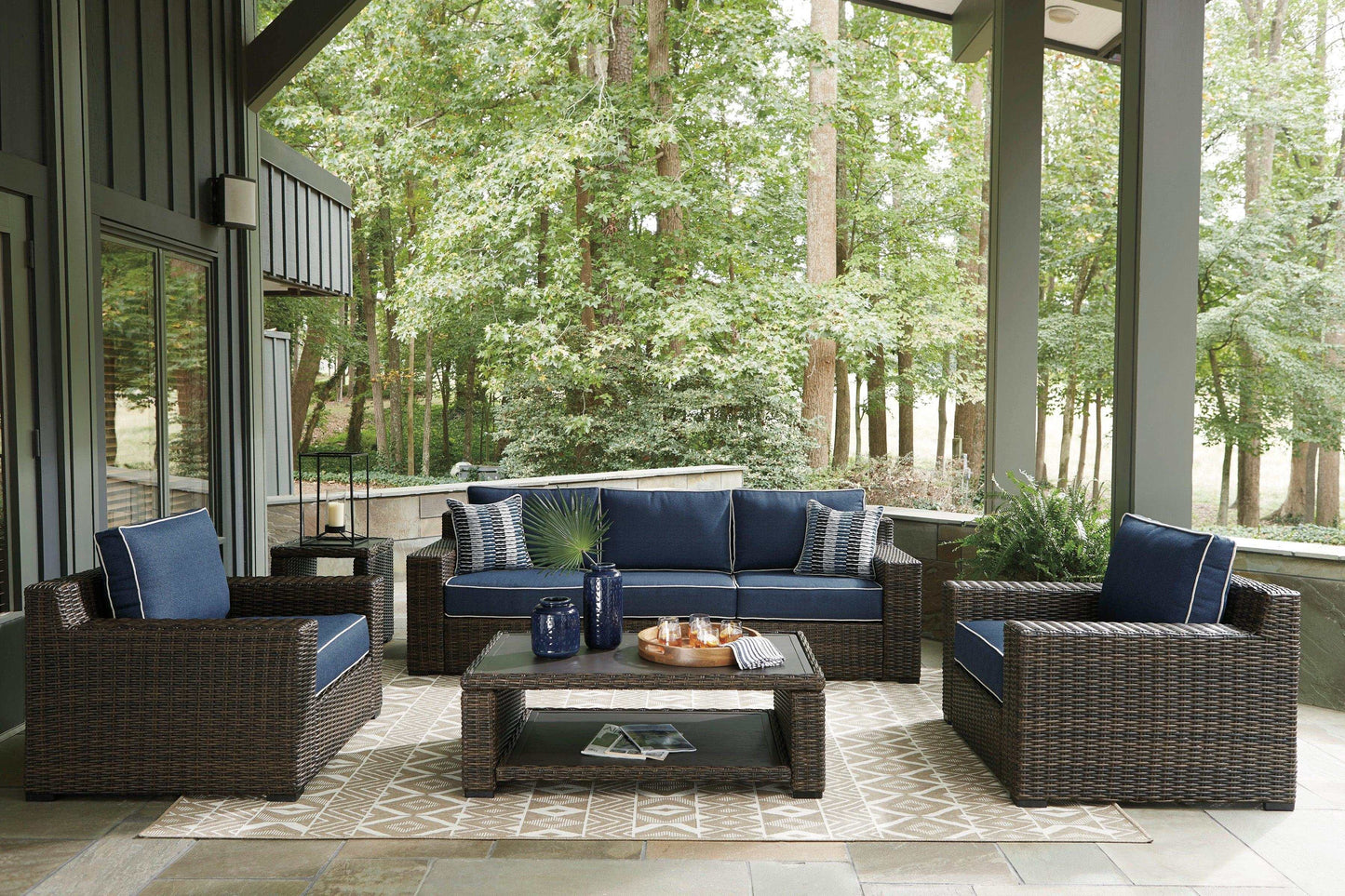 Grasson Lane Outdoor Seating Group / 5pc Set