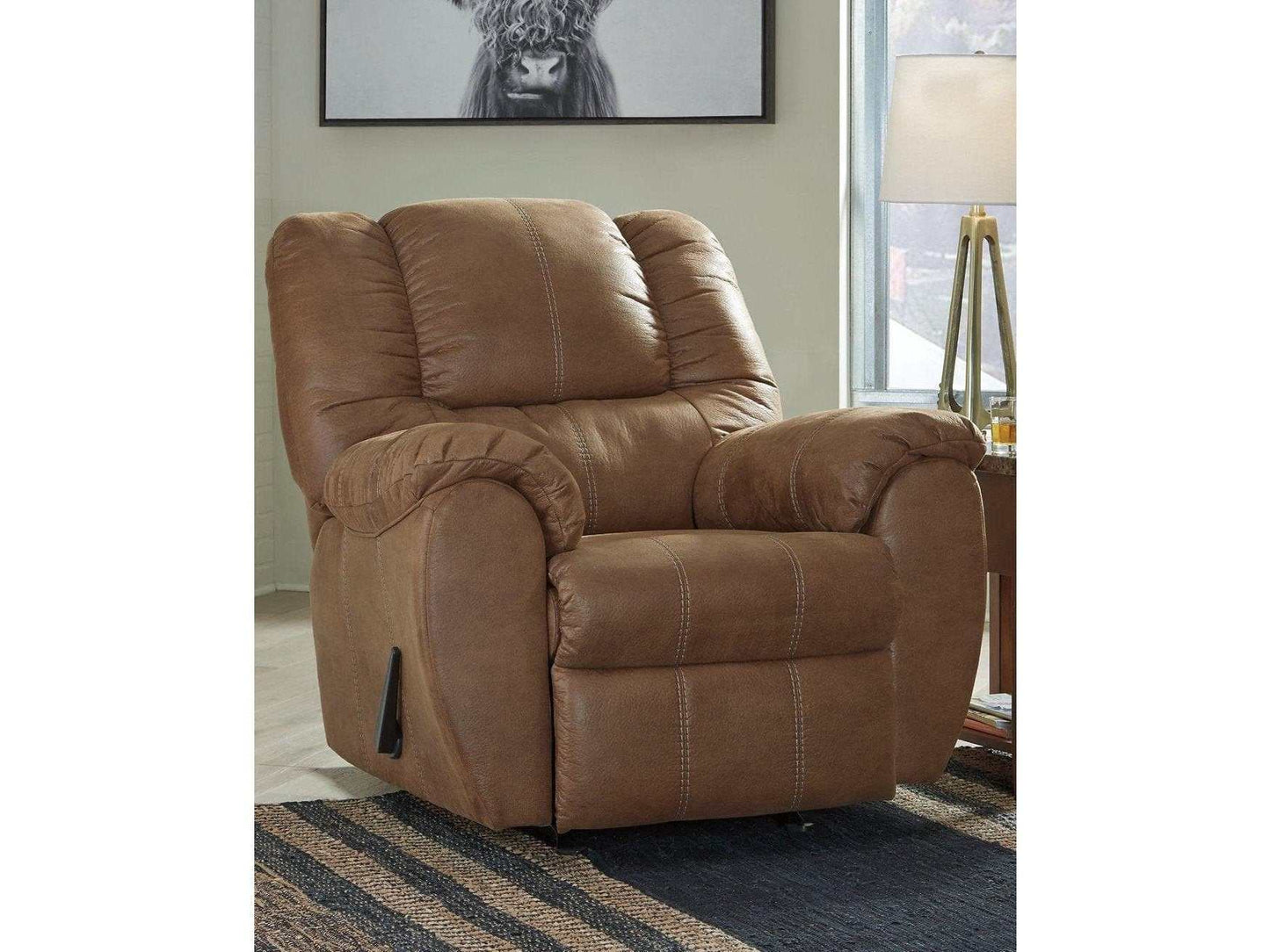 McGann Faux Leather Manual Recliner