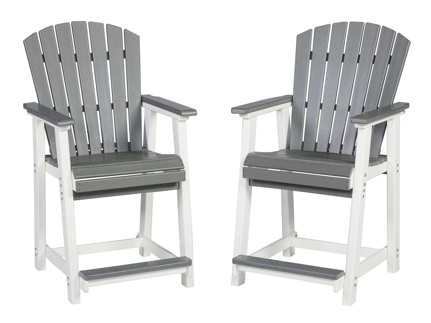 Transville Outdoor Counter Height Bar Stool (Set of 2)