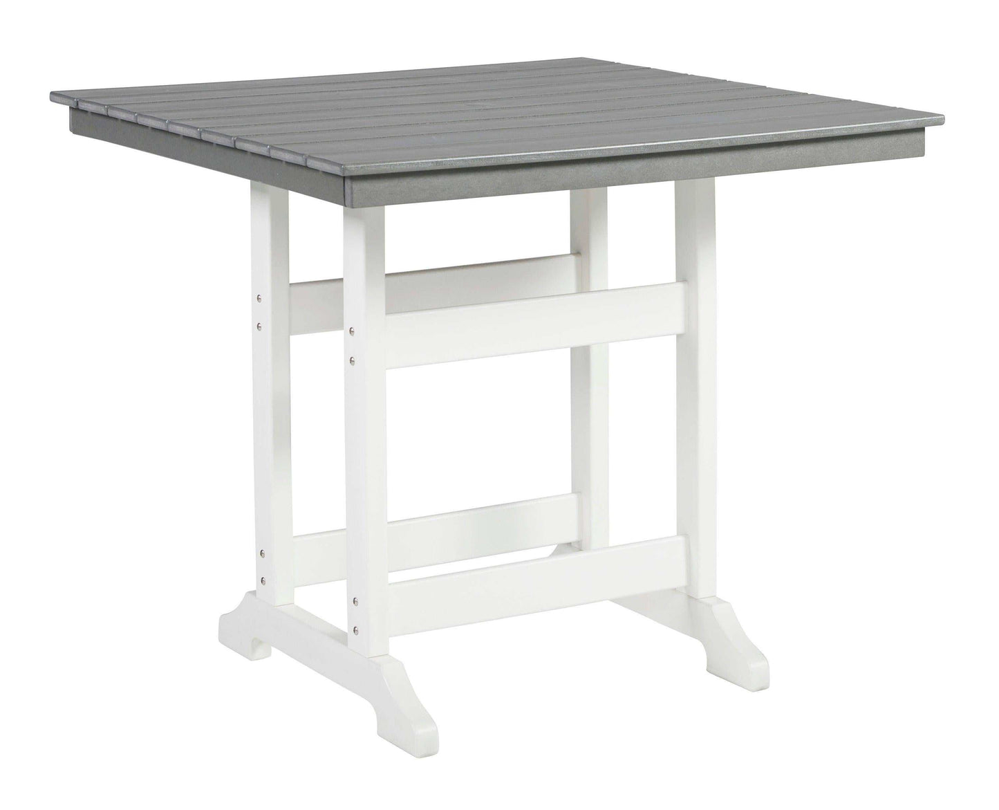 Transville Outdoor Counter Height Dining Table w/ Umbrella Opt.