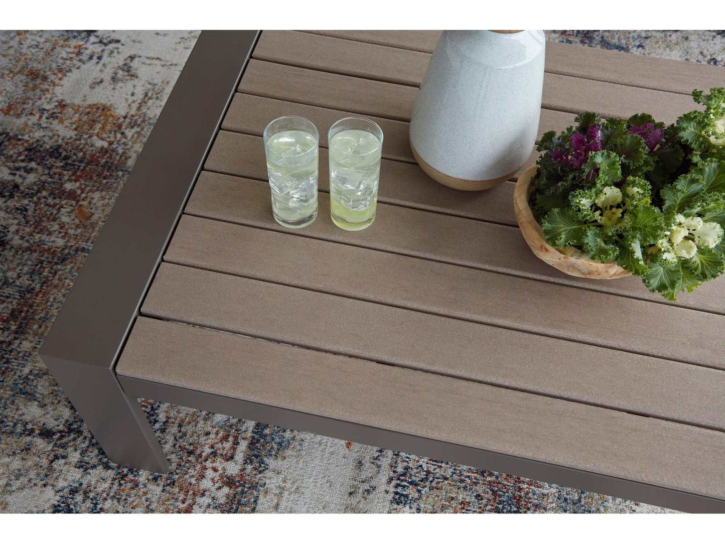 Tropicava Taupe Outdoor Coffee Table