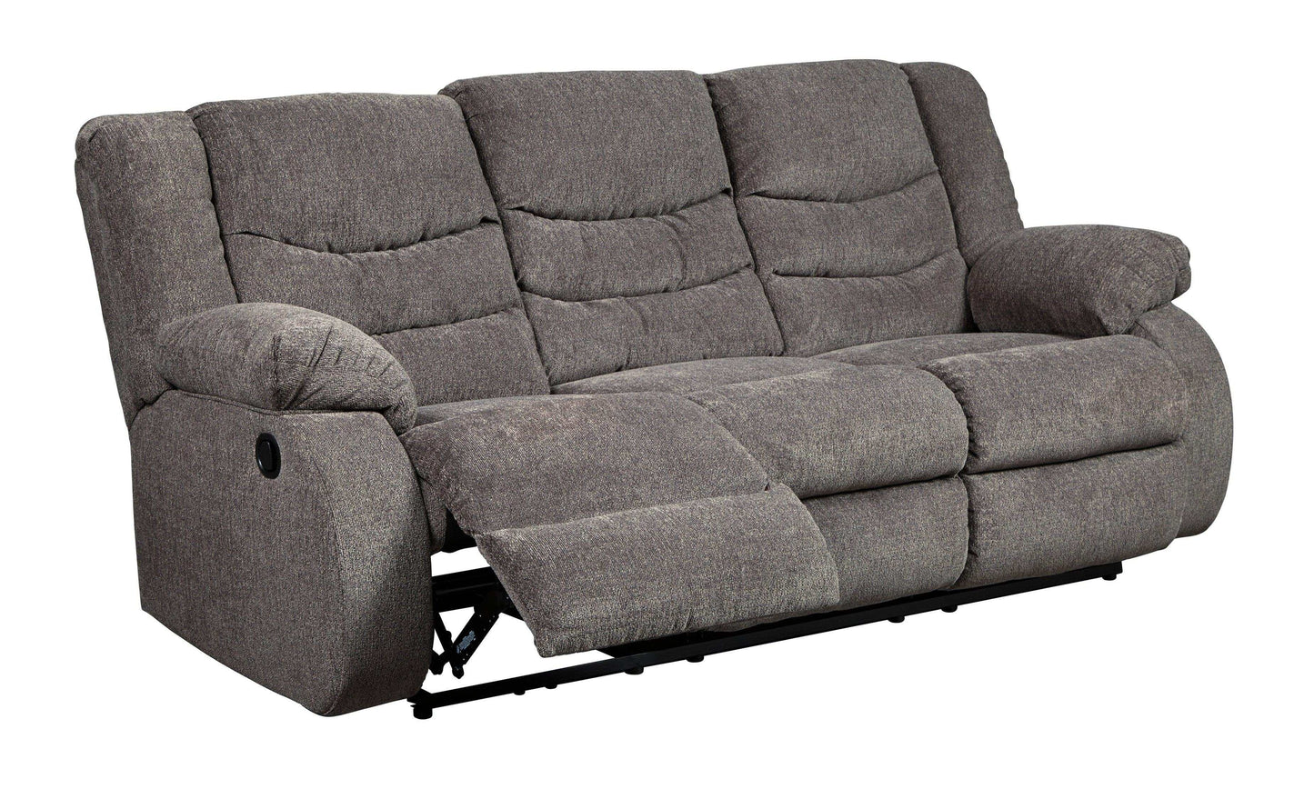 Tulen Gray Manual Reclining Sofa & Loveseat