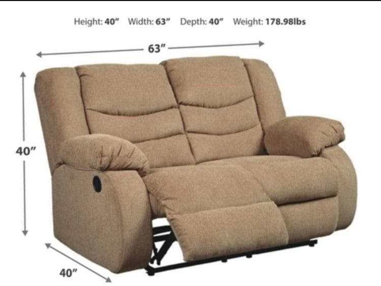 Tulen Manual Reclining Loveseat