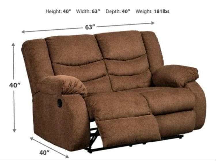 Tulen Manual Reclining Loveseat