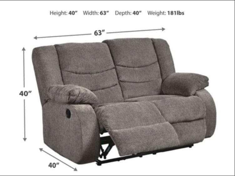 Tulen Manual Reclining Loveseat