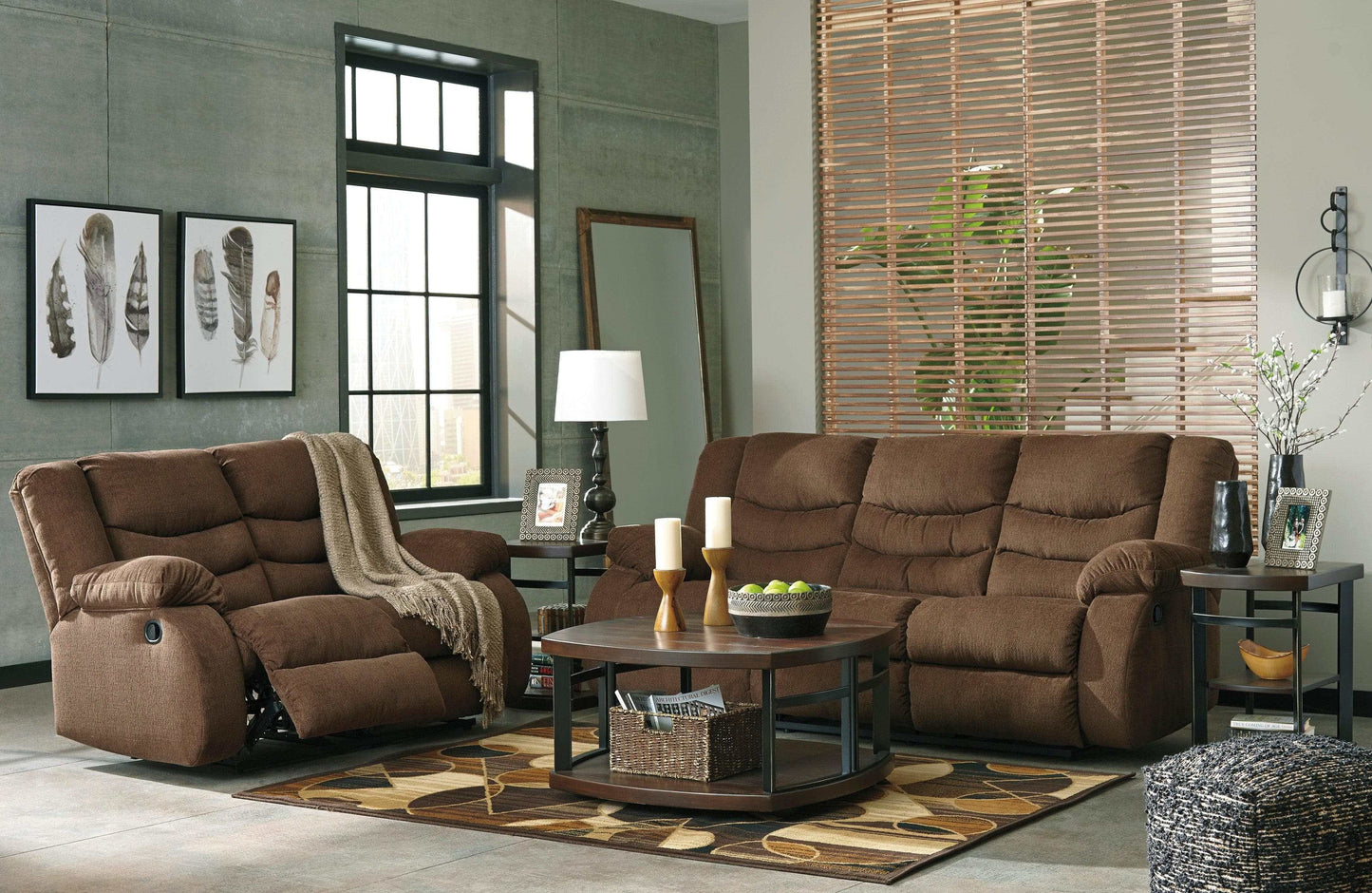 Tulen Manual Reclining Sofa & Loveseat