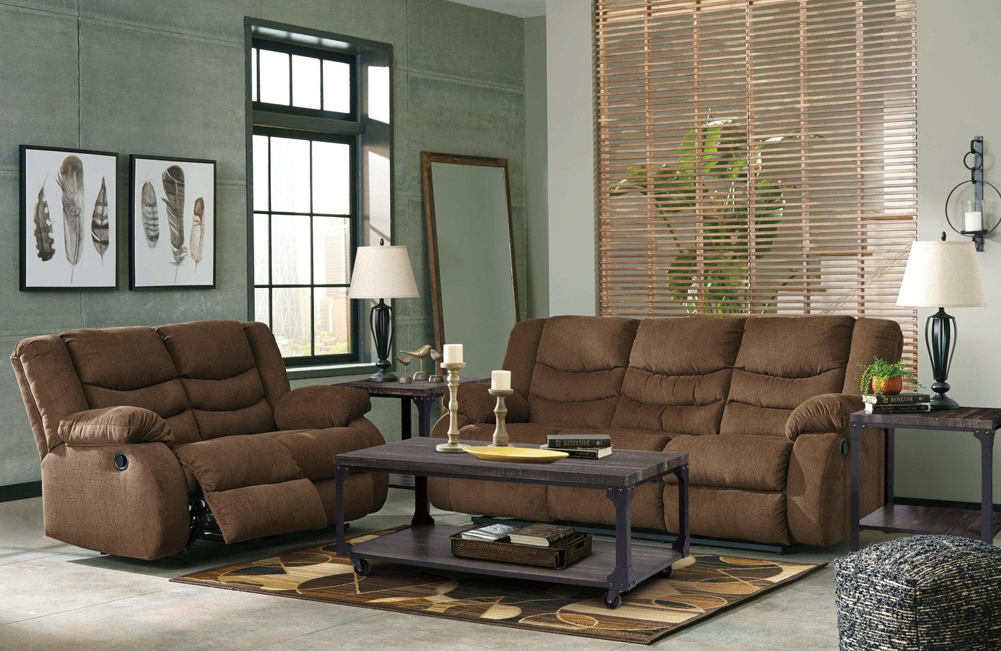 Tulen Manual Reclining Sofa & Loveseat