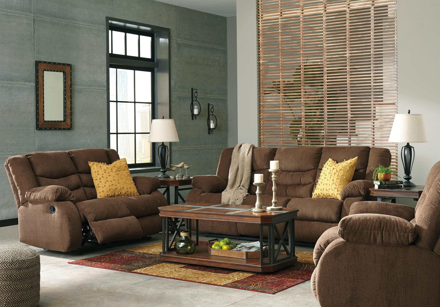 Tulen Manual Reclining Sofa & Loveseat