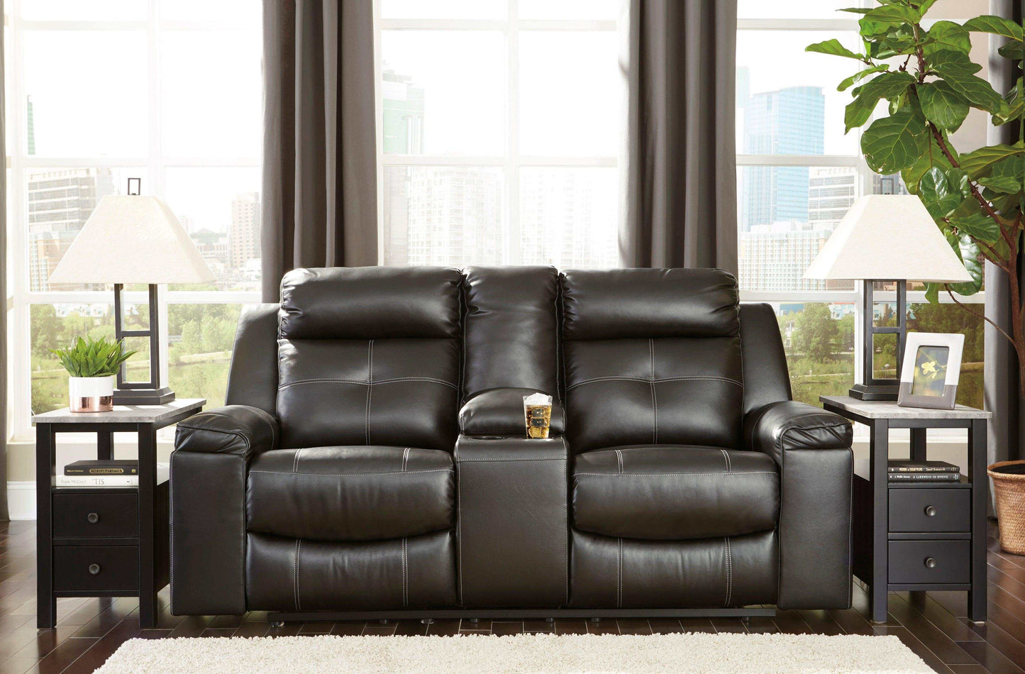 Kempten Reclining Sofa & Loveseat 2pc Set