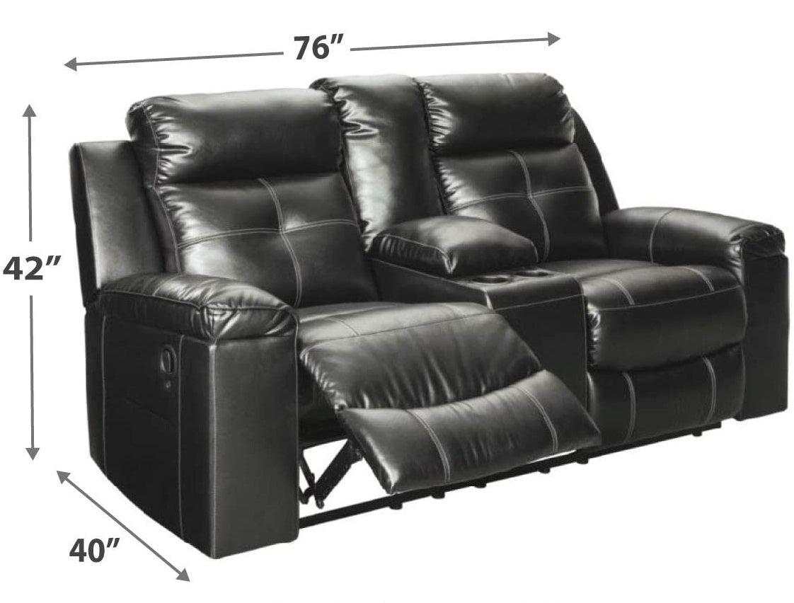 Kempten Reclining Sofa & Loveseat 2pc Set