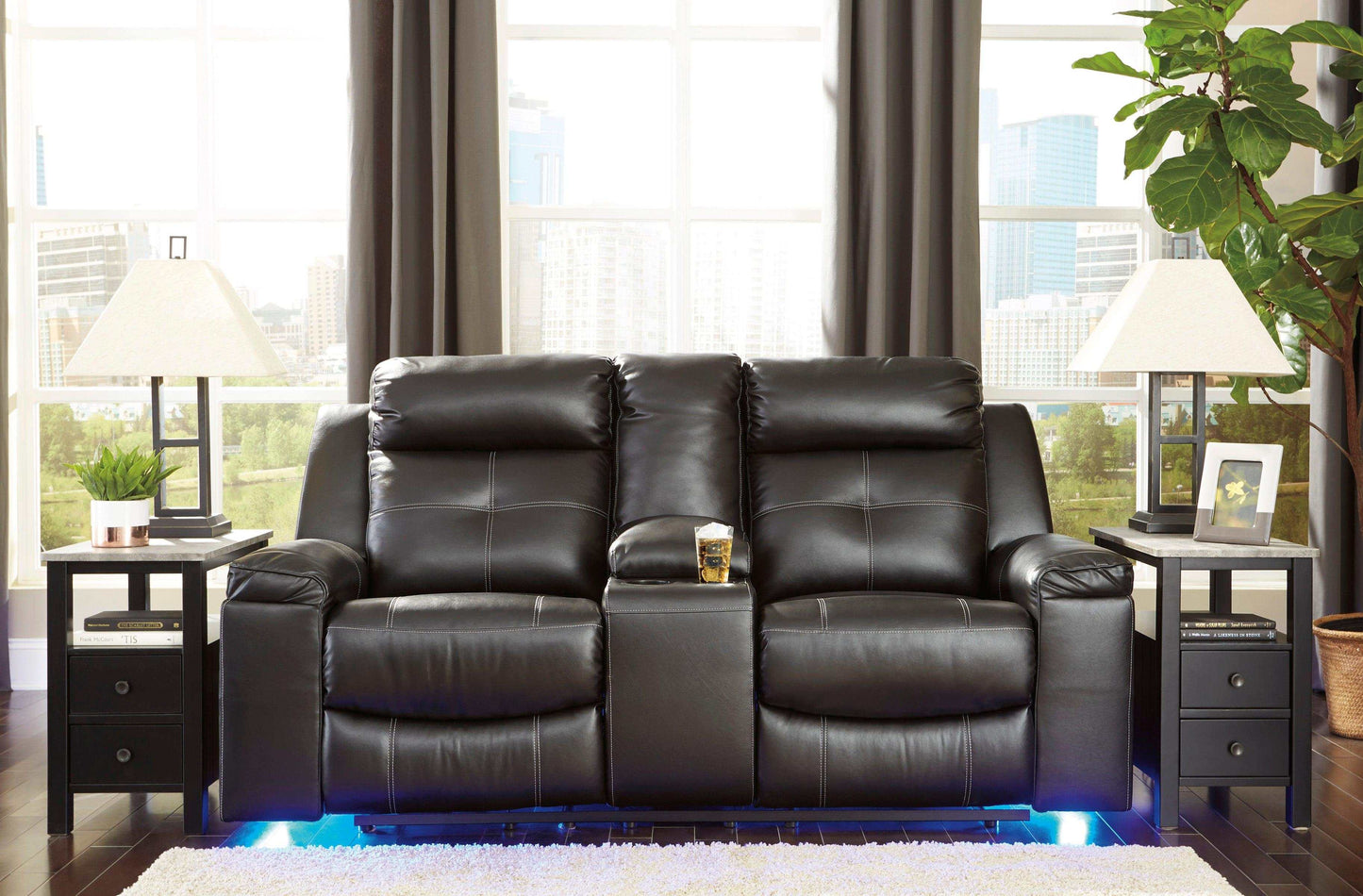 Kempten Reclining Sofa & Loveseat 2pc Set