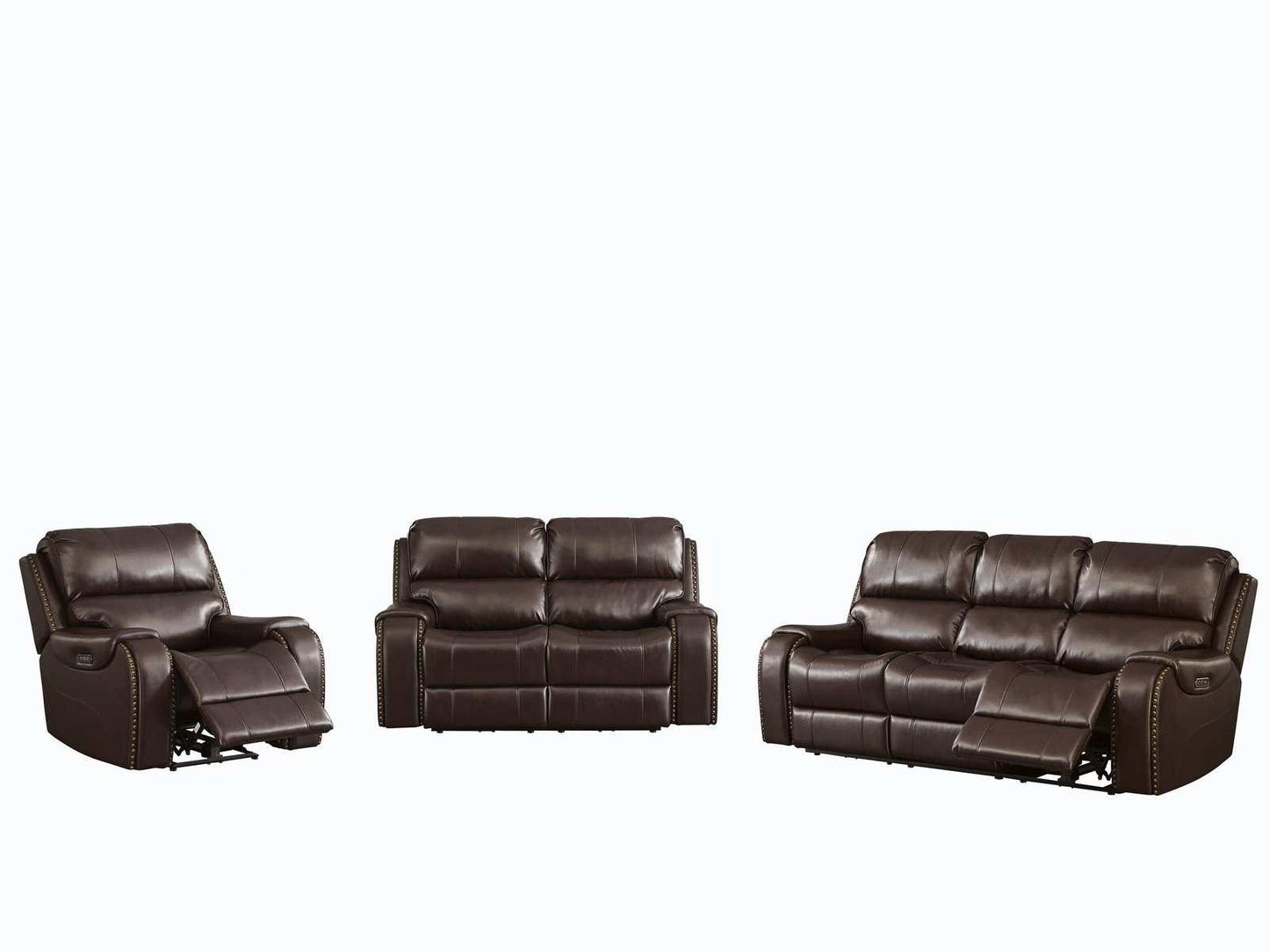 Latimer Brown Power Reclining Living Room / 3pc Set