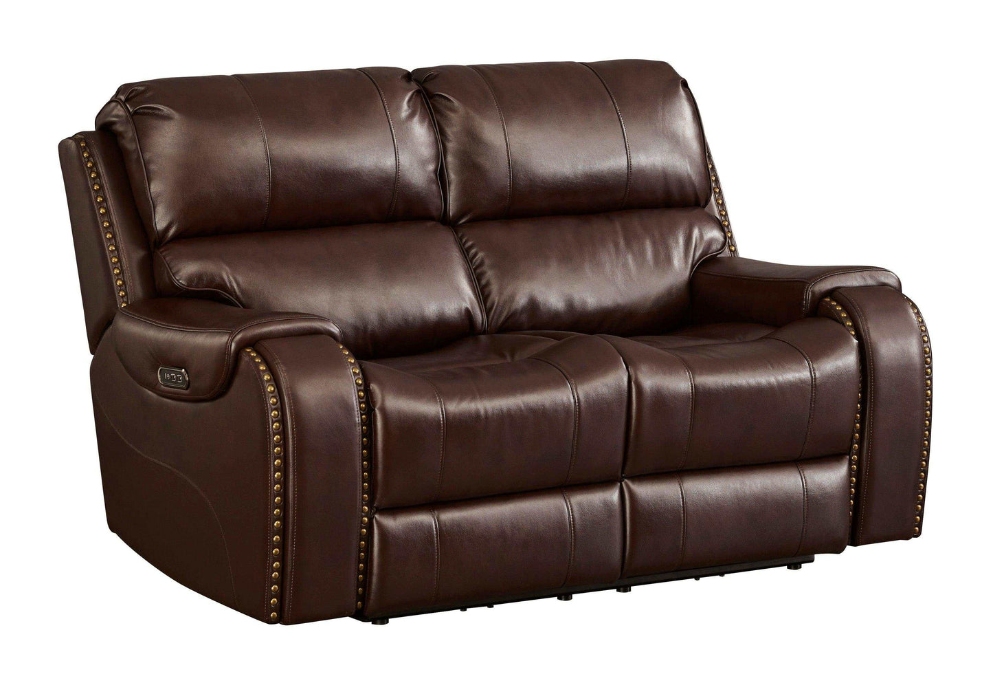 Latimer Brown Power Reclining Sofa & Loveseat / 2pc Set