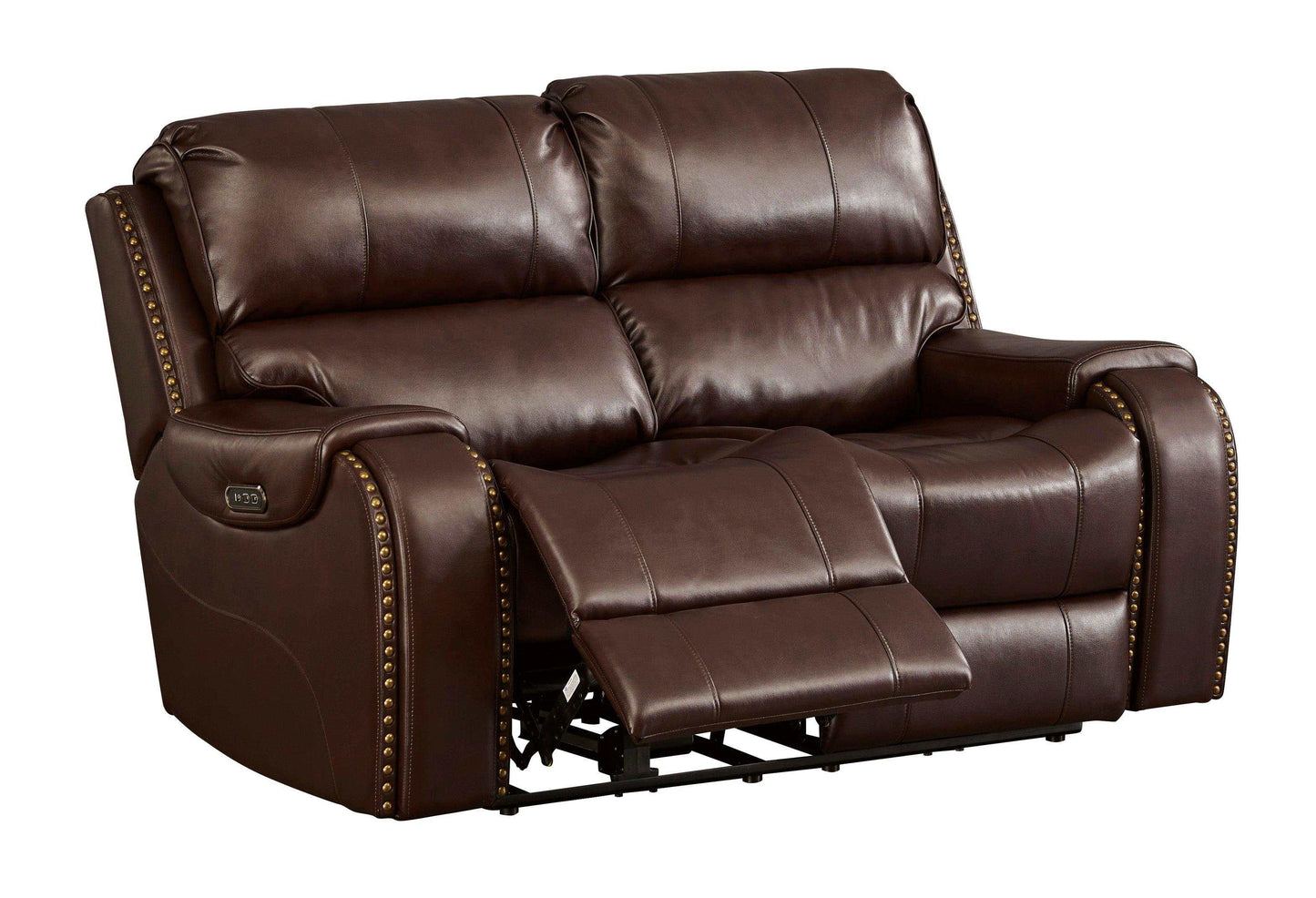 Latimer Brown Power Reclining Sofa & Loveseat / 2pc Set