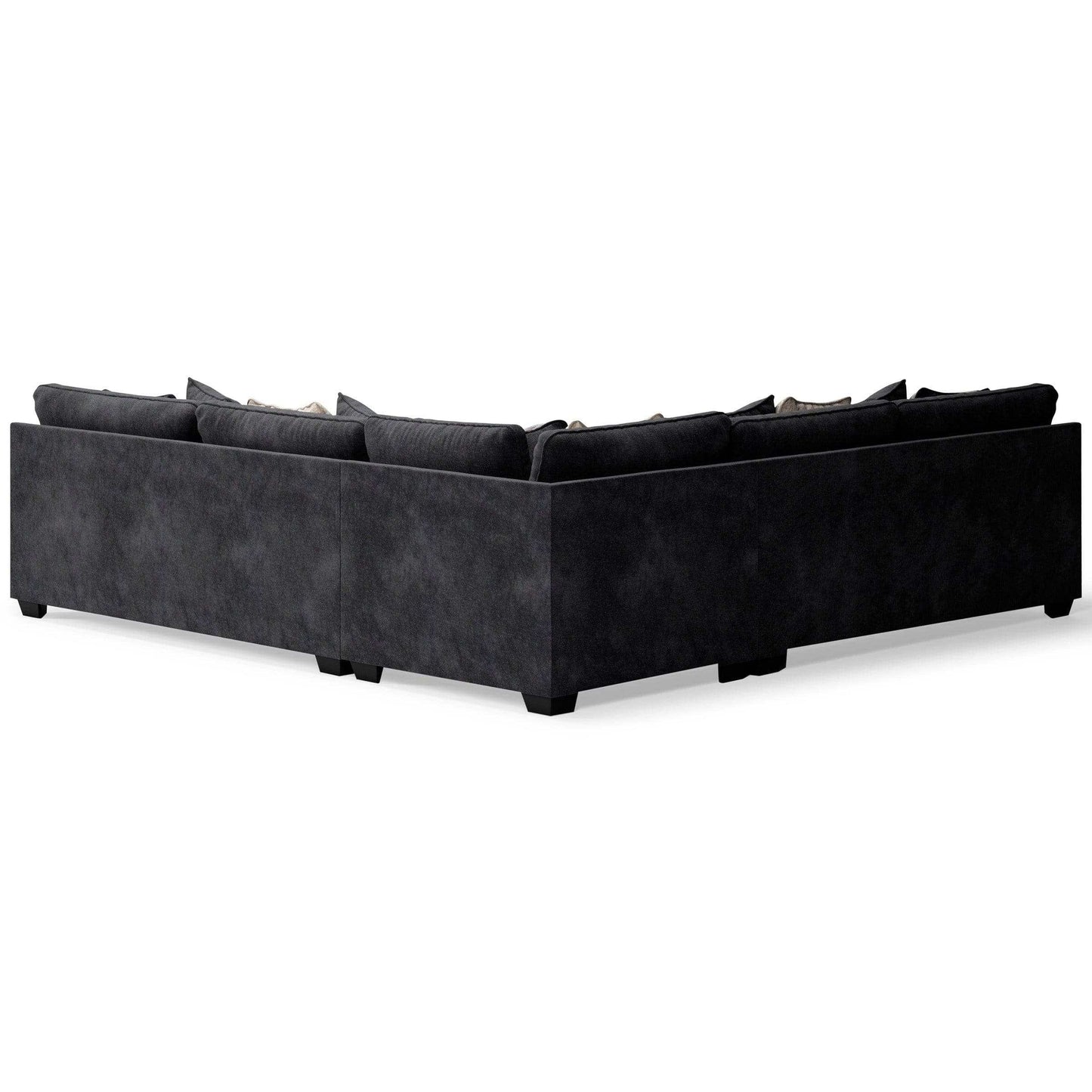 Lavernett Charcoal 3pc Symmetrical Sectional Sofa