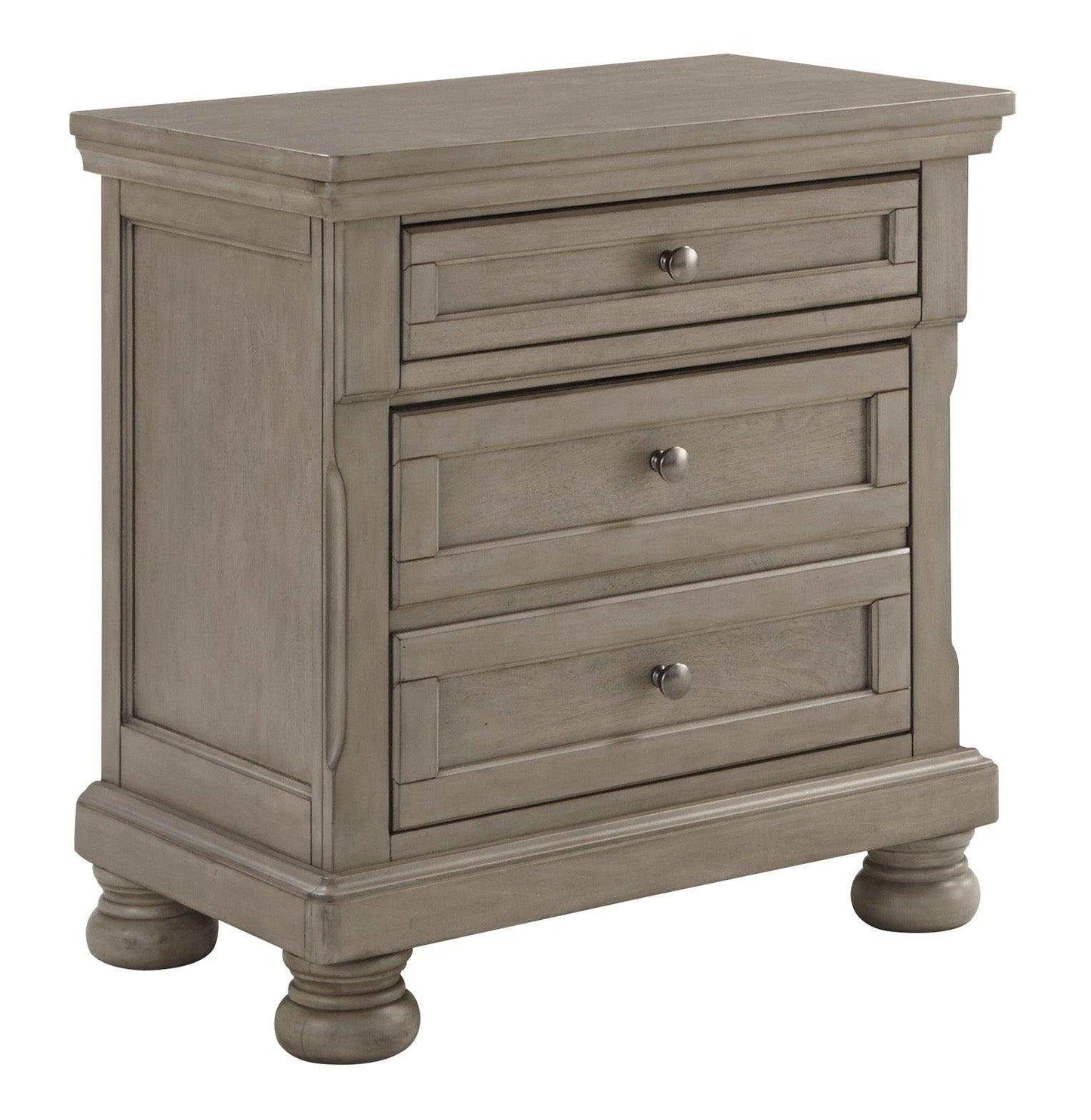 Lettner Light Gray Nightstand