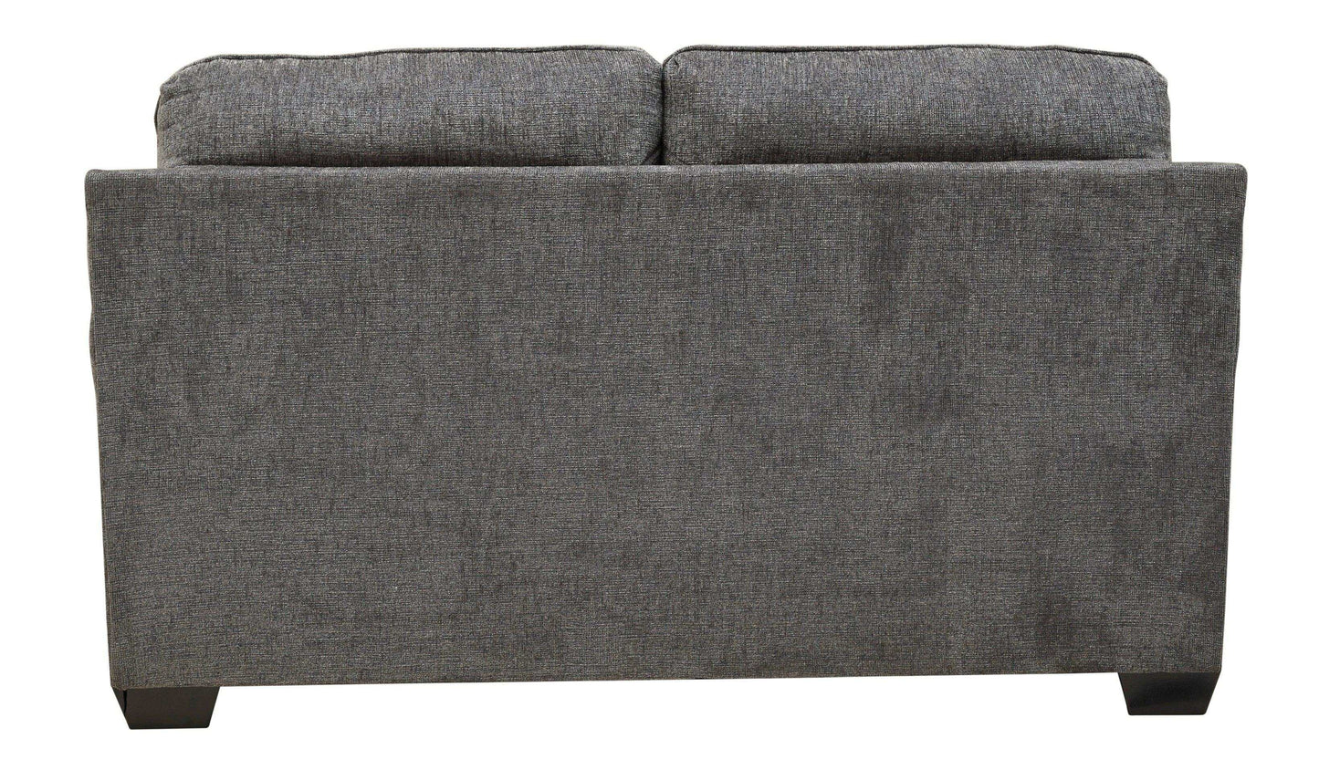 Locklin Carbon Gray Stationary Loveseat