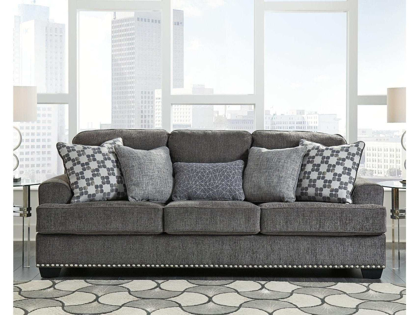 Locklin Carbon Gray Sofa