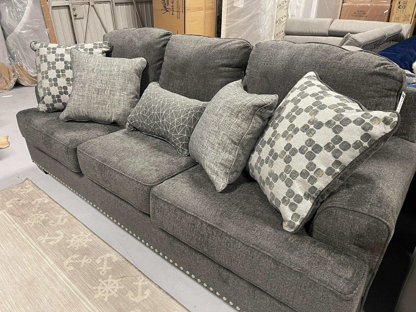 Locklin Carbon Gray Sofa