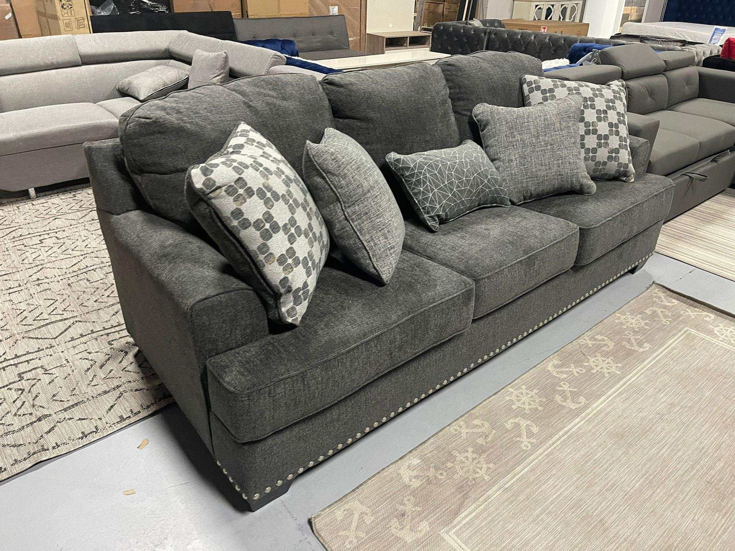 Locklin Carbon Gray Sofa