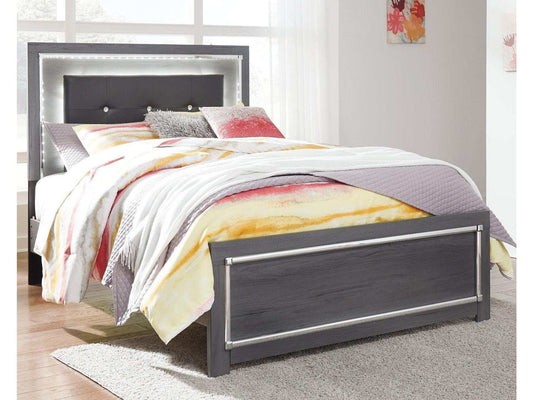 Lodanna Gray Full Panel Bed