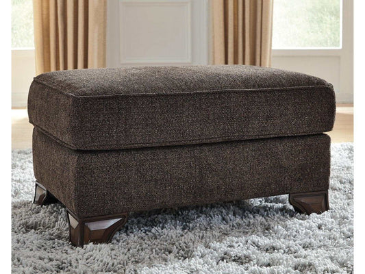 Miltonwood Teak Fabric Ottoman