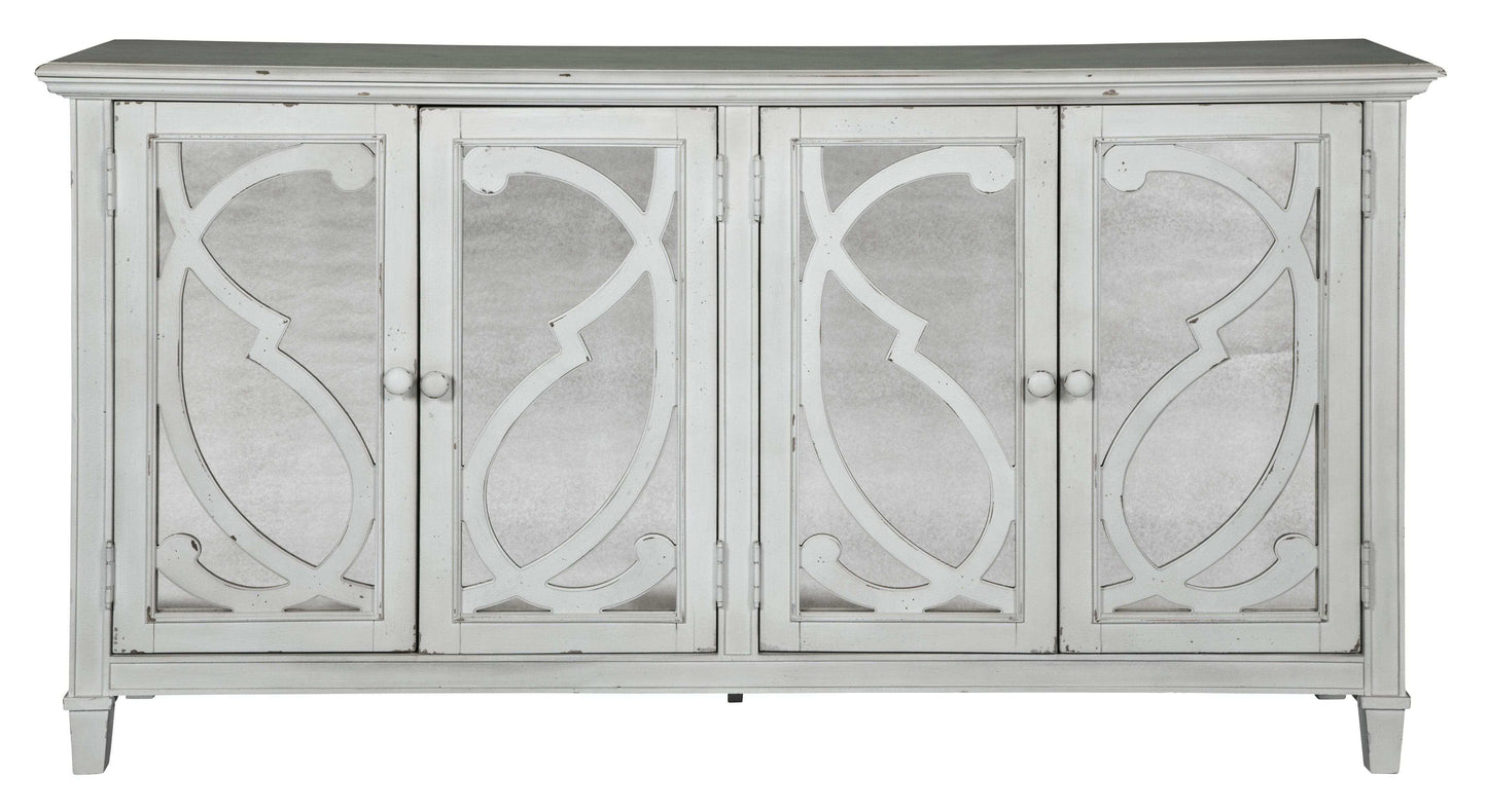 Mirimyn Off White Accent Cabinet w/ 4 Door