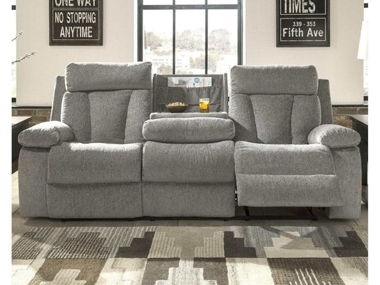 Mitchiner Reclining Sofa with Drop Down Table