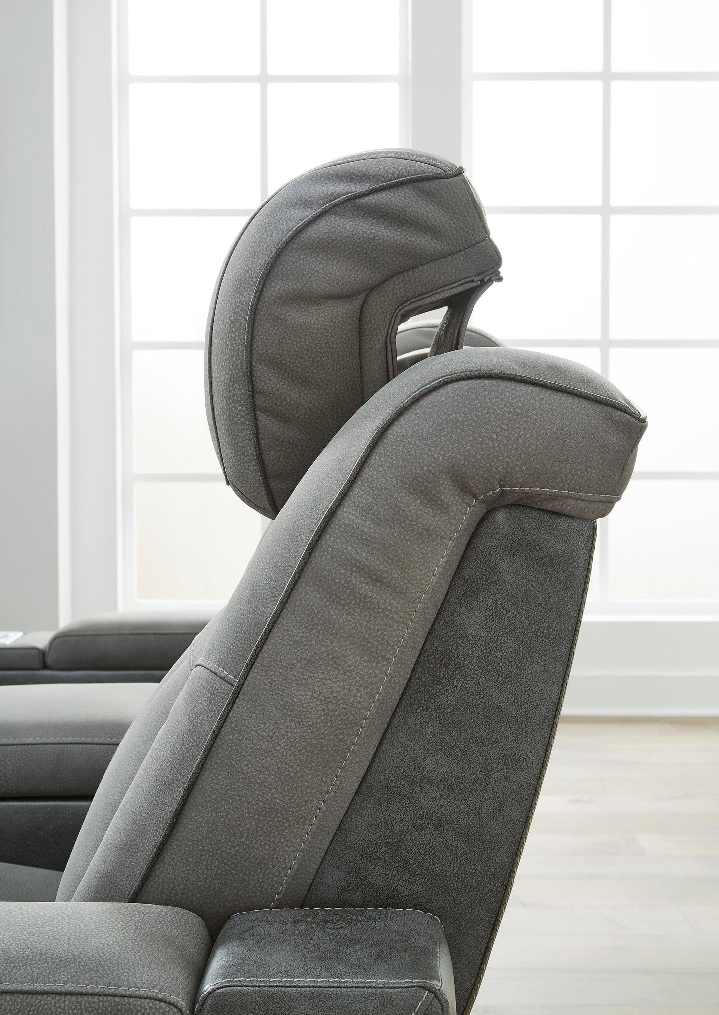 Next-Gen DuraPella - Dual Tone Slate - Power Reclining Loveseat - Ornate Home