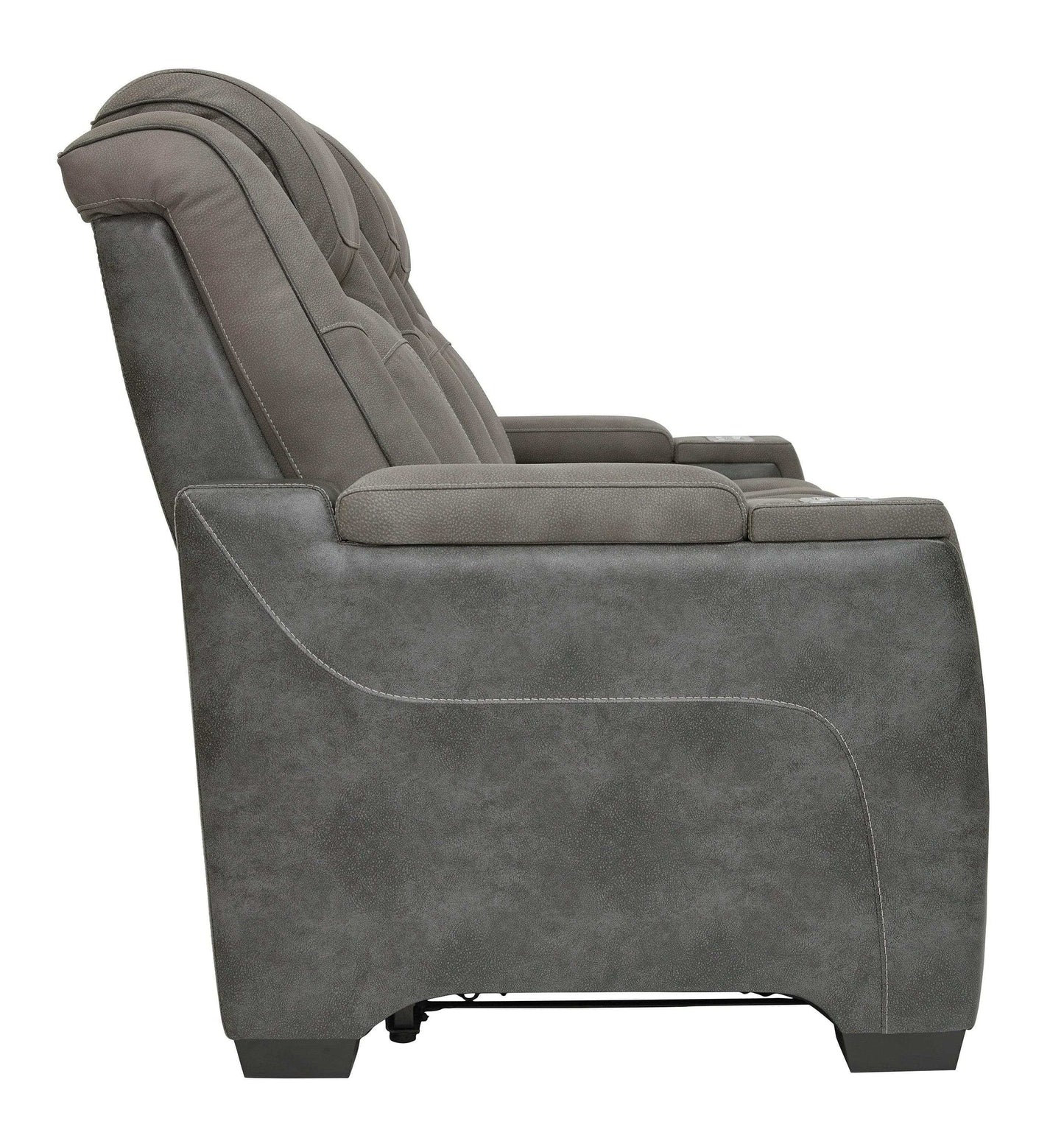 NextGen DuraPella Dual Tone Slate Power Reclining Sofa & Loveseat