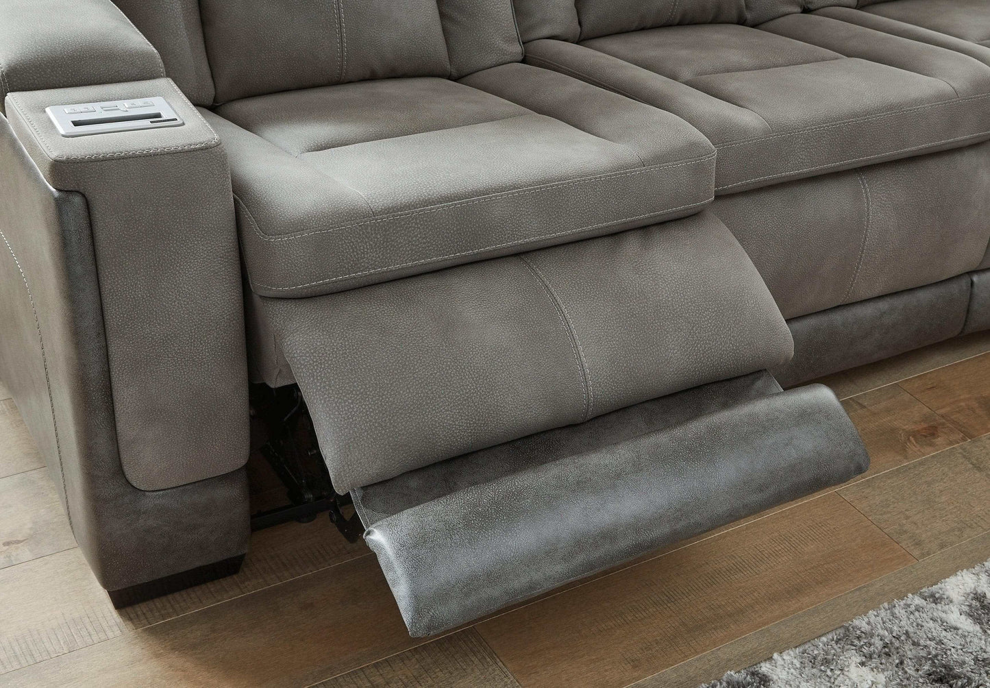 NextGen DuraPella Dual Tone Slate Power Reclining Sofa & Loveseat