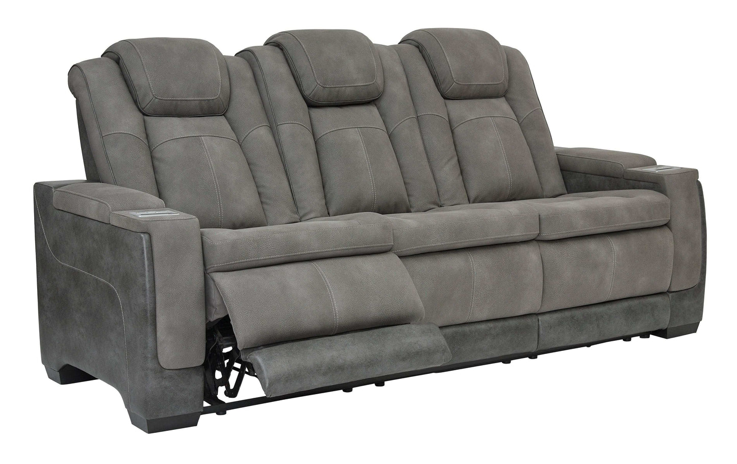 NextGen DuraPella Dual Tone Slate Power Reclining Sofa & Loveseat