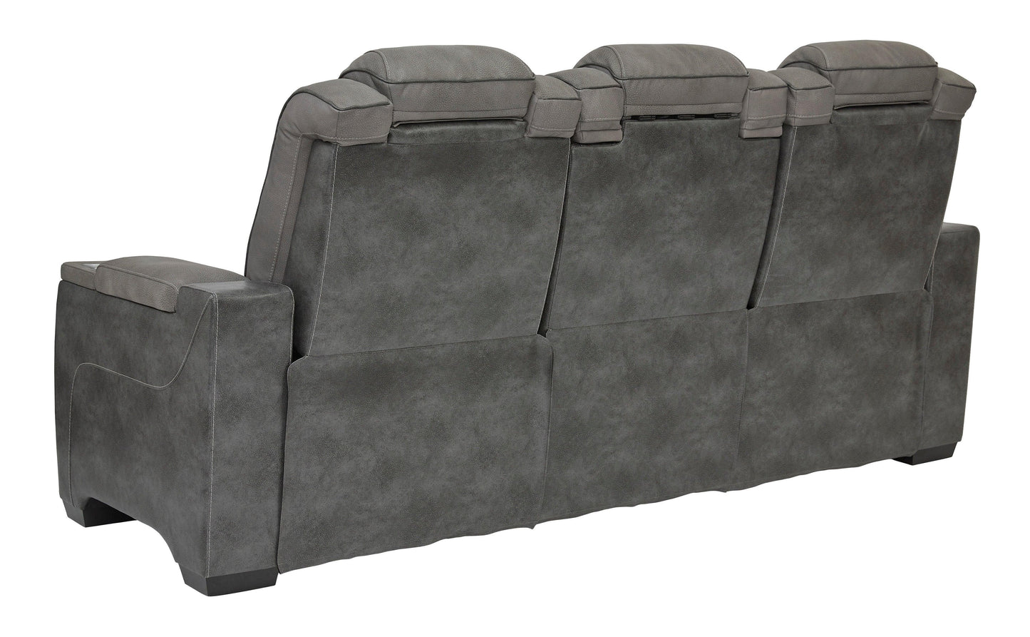 Next-Gen DuraPella - Dual Tone Slate - Power Reclining Sofa - Ornate Home